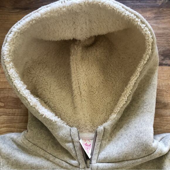 Faded Glory Girls’ Hoody Sherpa Sweater Zip Size M - Picture 4 of 7